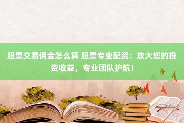 股票交易佣金怎么算 股票专业配资：放大您的投资收益，专业团队护航！